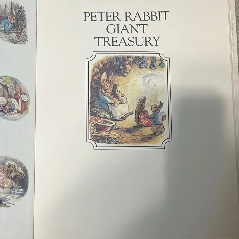 1980 Edition Peter Rabbit Giant Treasury Book - Picture 3 of 7